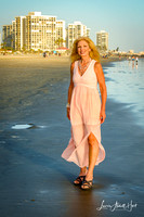 Christine along Coronado Beach